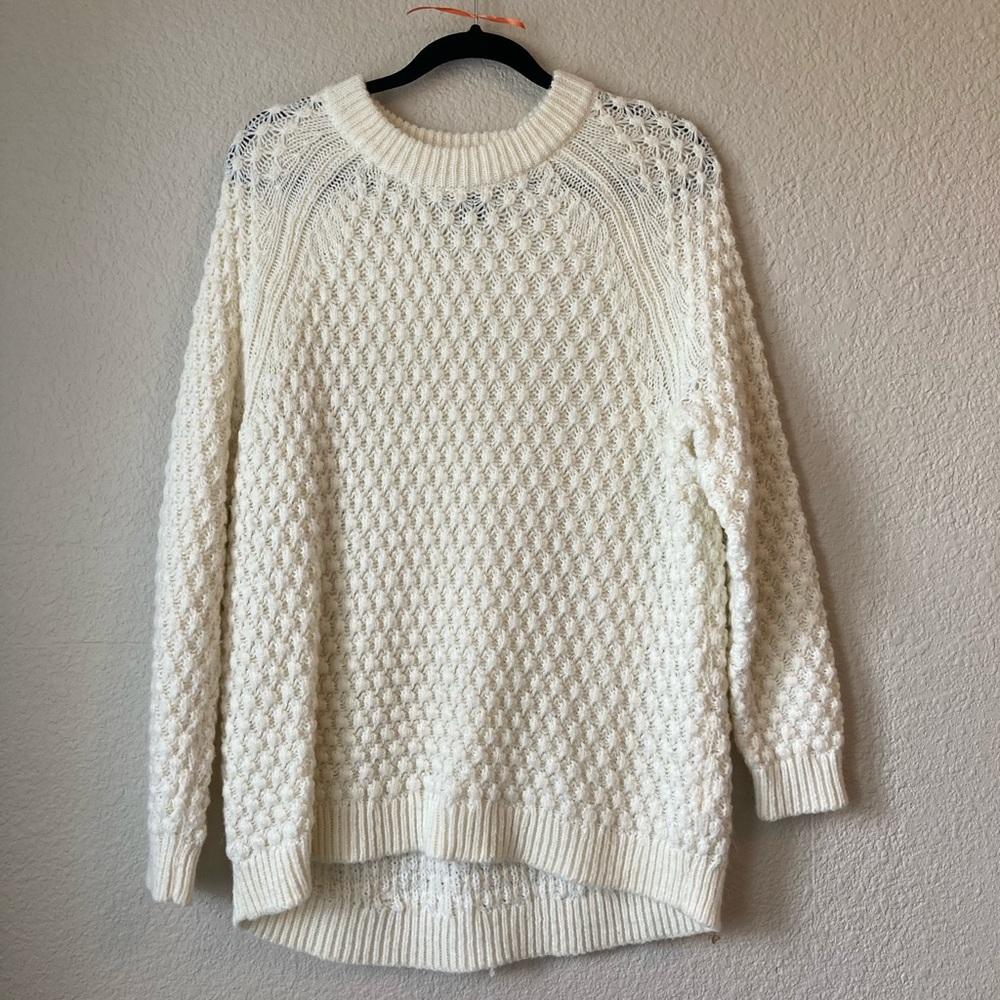 White Knit Sweater